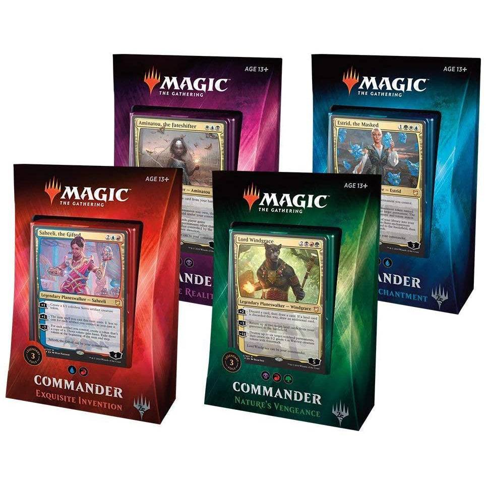 Magic the Gathering: Commander 2018 - Commander Deck Bundle - Alm. moms