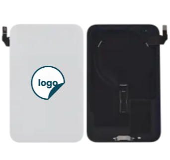 iPhone 17 Pro bagglas med metalplade+Trådløs oplader flex+Magsafe magnet+Flashlight flex - Pull A (sølv)