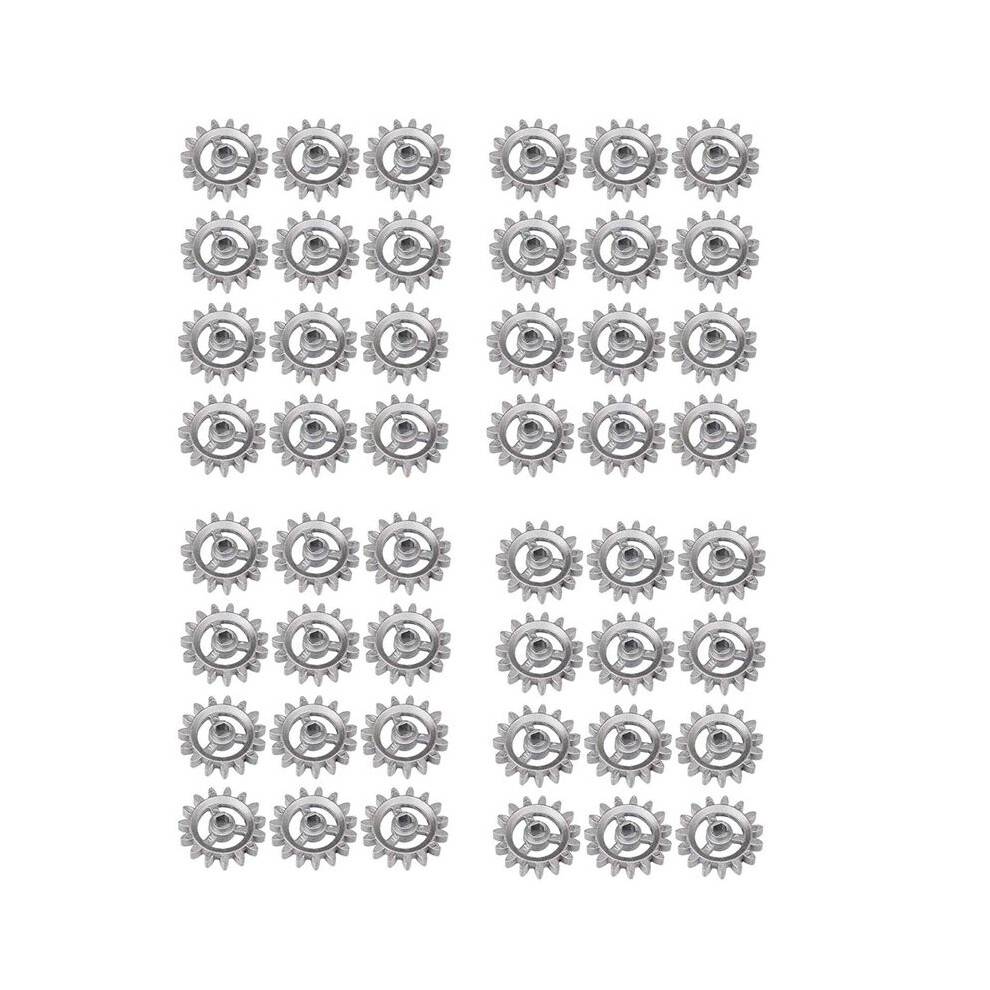 4X Durable Gear Heat Resistant Accessories Barbecue Frame Gear DIY Parts Automatic Revolving Hardware Wheel Aluminum