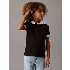 Colourblock Pique Polo Shirt - Black - 14 years (164 cm)