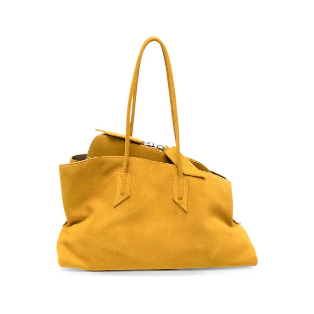 The Attico La Passeggiata Medium - Tasker - Dame - Gul - ONE SIZE - Tyl