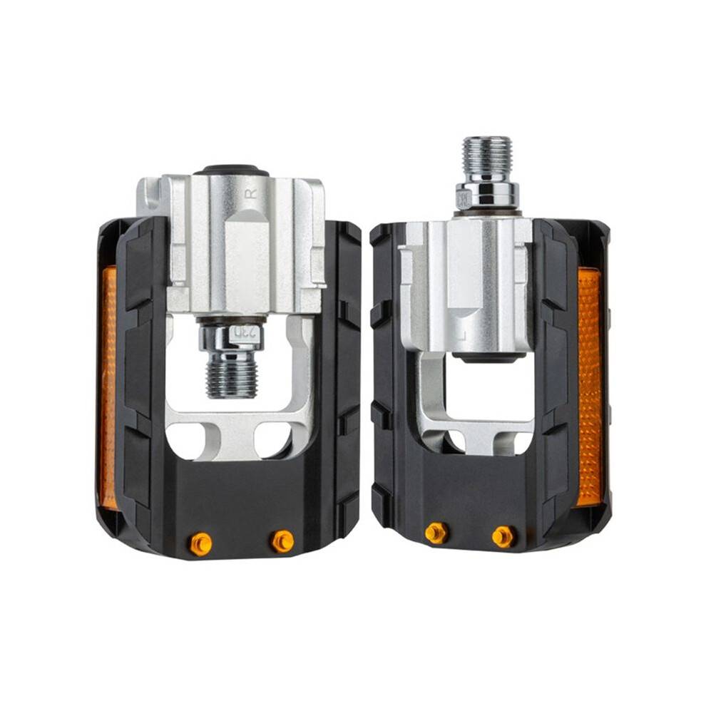 Aluminum Alloy Folding Bicycle Pedals Bearing Mountain Bike Pedals Anti-Slip Bicycle Accessories.