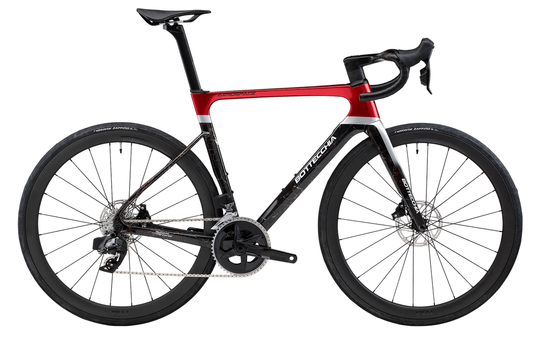Bottecchia Aerospace 2025 - Shimano Ultegra Di2 12sp - ITM Carbon 40mm FUGA - 053 / 49 / 81 ROSSO NERO MULTICOLOR