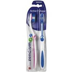 Zendium V-Shape Medium 2-pack Tandborstar 2 st
