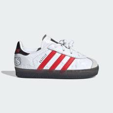 adidas x Hello Kitty Gazelle Comfort Closure Elastic Laces Kids sko - Cloud White / Red / Core Black - 23 1/2