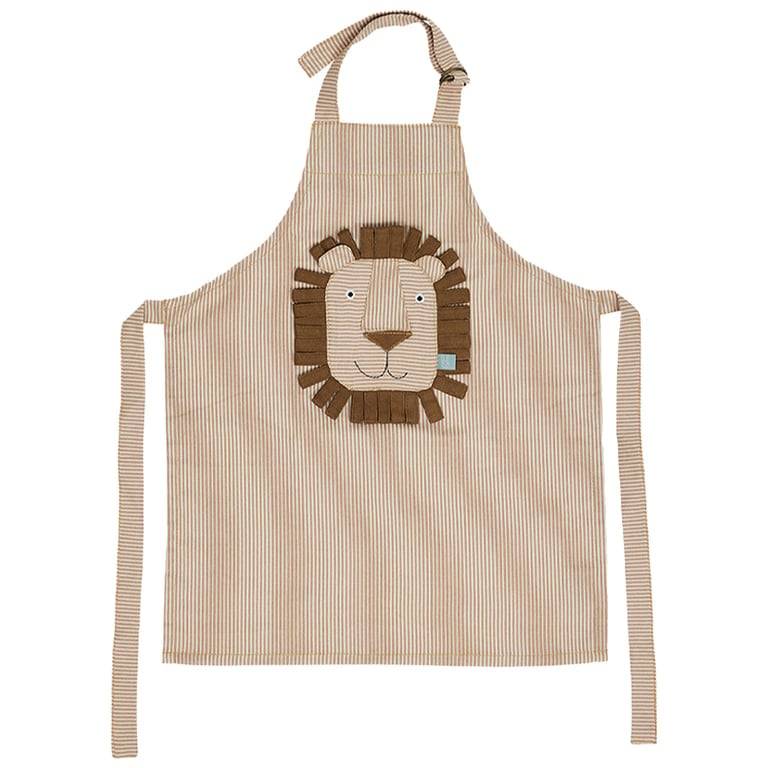 OYOY Mini Lion barnförkläde - Caramel