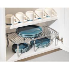 Extra hylla, Utdragbar, Metall, YORK CABINET SHELF, 32 - 58 cm, Silver