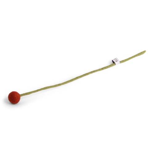 Gry & Sif - Blomsterstilk brun-orange Dia 2 - 30 cm - filt.