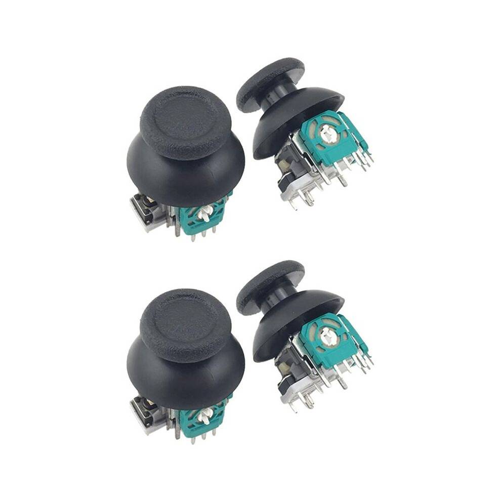 2X Handle 3D Thumb Joystick Left and Right Rocker for PS4 / PS4Slim / Pro Thumb Rocker Replacement PS4