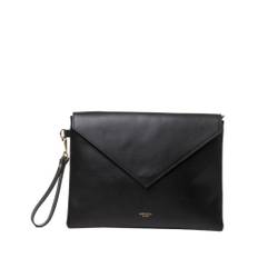 AVENUE 67, Tasker , Herre, Sort, ONE SIZE, Læder, Sort læder konvolutclutch Bonnie