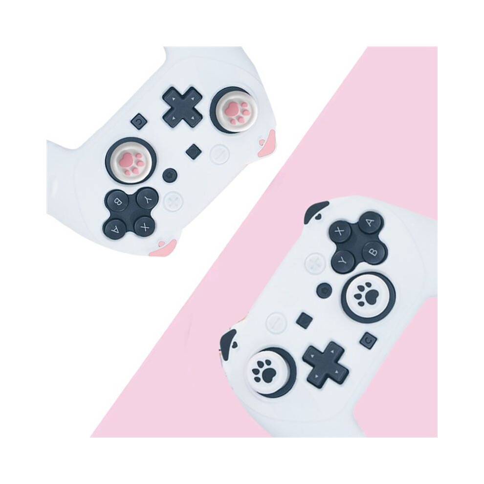 Cat Ear Silicone Case for 2 Pro Game Controller Set Anti-Slip with Joystick Cap for 2 Pro B