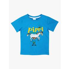 Pippi Långstrump T-shirt, Blå, 86-92