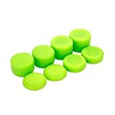 8Pcs Silicone Thumb Stick Joystick for Nintendo Switch for PS4 for PS5 Controller Replacement Accessories (Green)