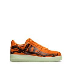 Nike - Air Force 1 låga sneakers - unisex - läder - 10.5 - Orange