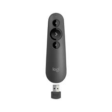 Logitech Presenter R500s, Trådlös Presentations Fjärrkontroll, 3 Knappar - Mellangrå