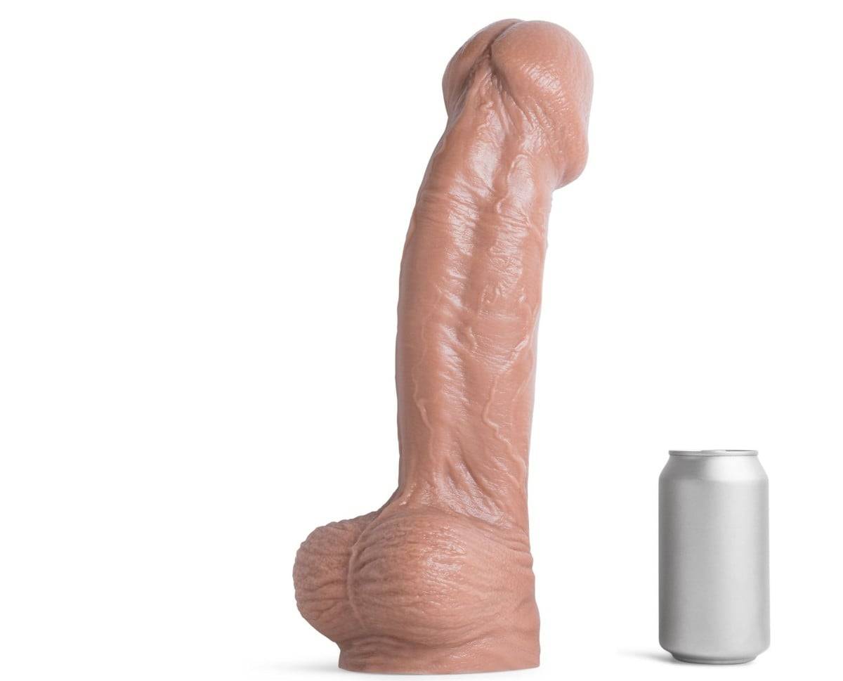 Hankey’s Toys Big Pop Dildo XXL, premium silicone dildo with Vac-U-Lock 36.5 x 7.8–9.2 cm