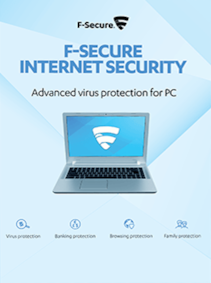 F-Secure Internet Security (PC) (3 Users, 2 Years) - F-Secure Key - GLOBAL