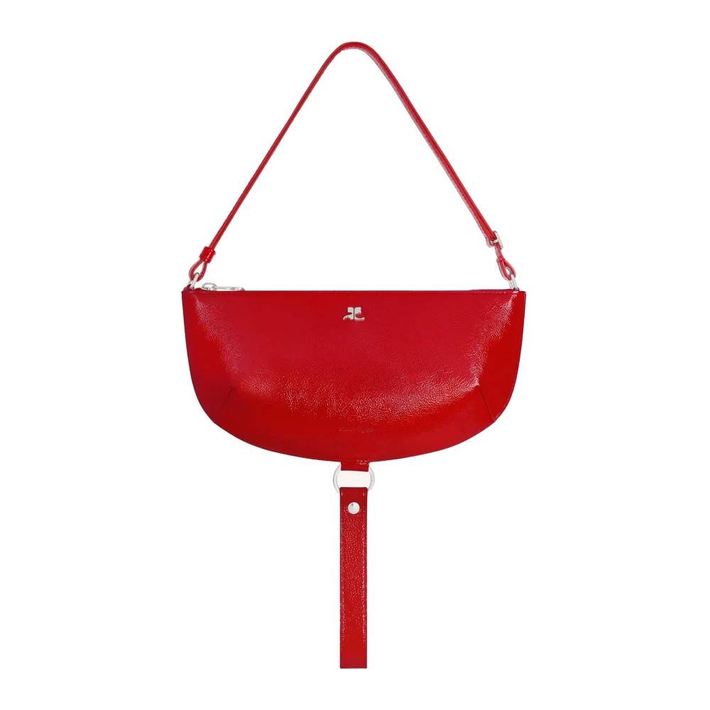 Courrèges Clutch Bag Eclipse Naplack - Tasker - Dame - Rød - ONE SIZE -