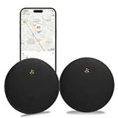 Objektlokaliserare, Smart Tag som Air Tag fungerar med Find My (endast iOS), MFi-certifierad, spårare, nyckelsökare, Bluetooth-spårare för hundar, nycklar och plånböcker (2 st)