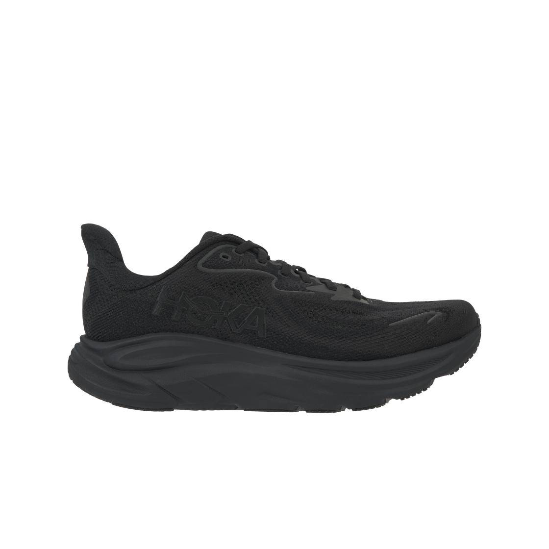 HOKA Clifton 10 Wide Triple Black Herr Sneakers 1162032-BBLC 41⅓
