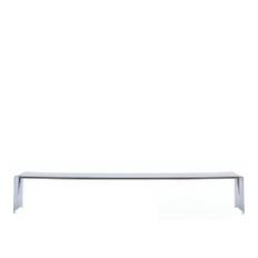 MDF Italia - La Grande Table, 90x360, Matt Painted Aluminium - Spiseborde - Xavier Lust - Sølv - Metal