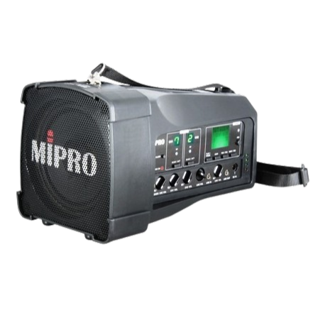 Mipro højttaler MA100 med indbygget 2 x ACTmodtage.