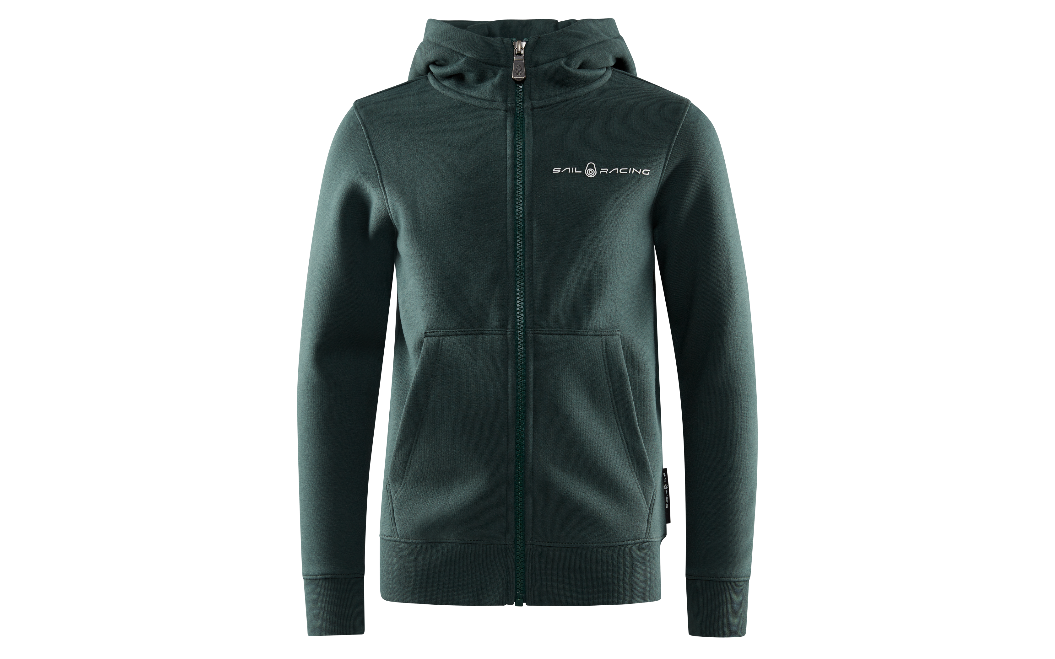 Jr Bowman Logo Zip Hood - GREENISH BLACK (130)