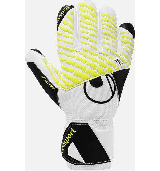Uhl Sport Målvaktshandske Fm Absolutgrip Hn Pro Jr. Målvakt Vit/Svart/Fluorescerande GUL - 4