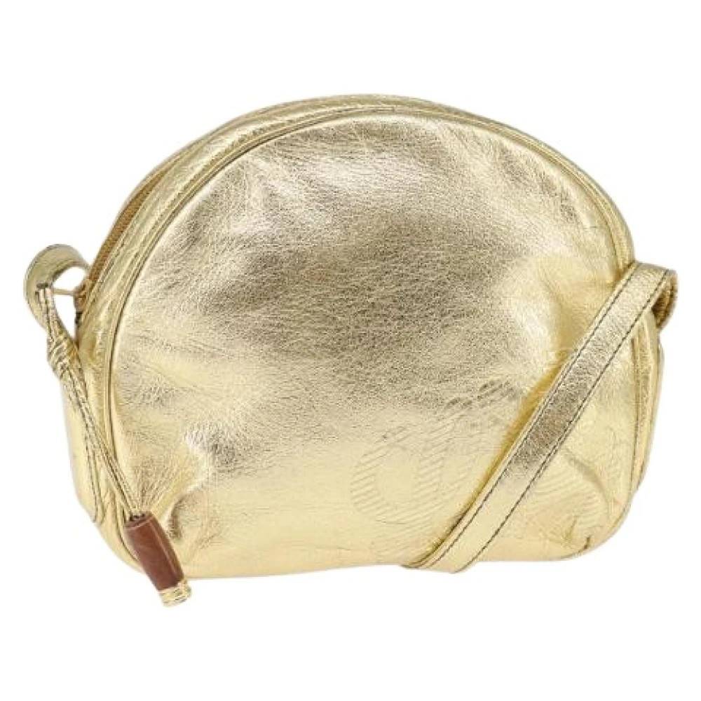 Loewe Pre-owned Pre-owned Leather Shoulder Bag - Vintage - Dame - Gul - ONE SIZE - Uld