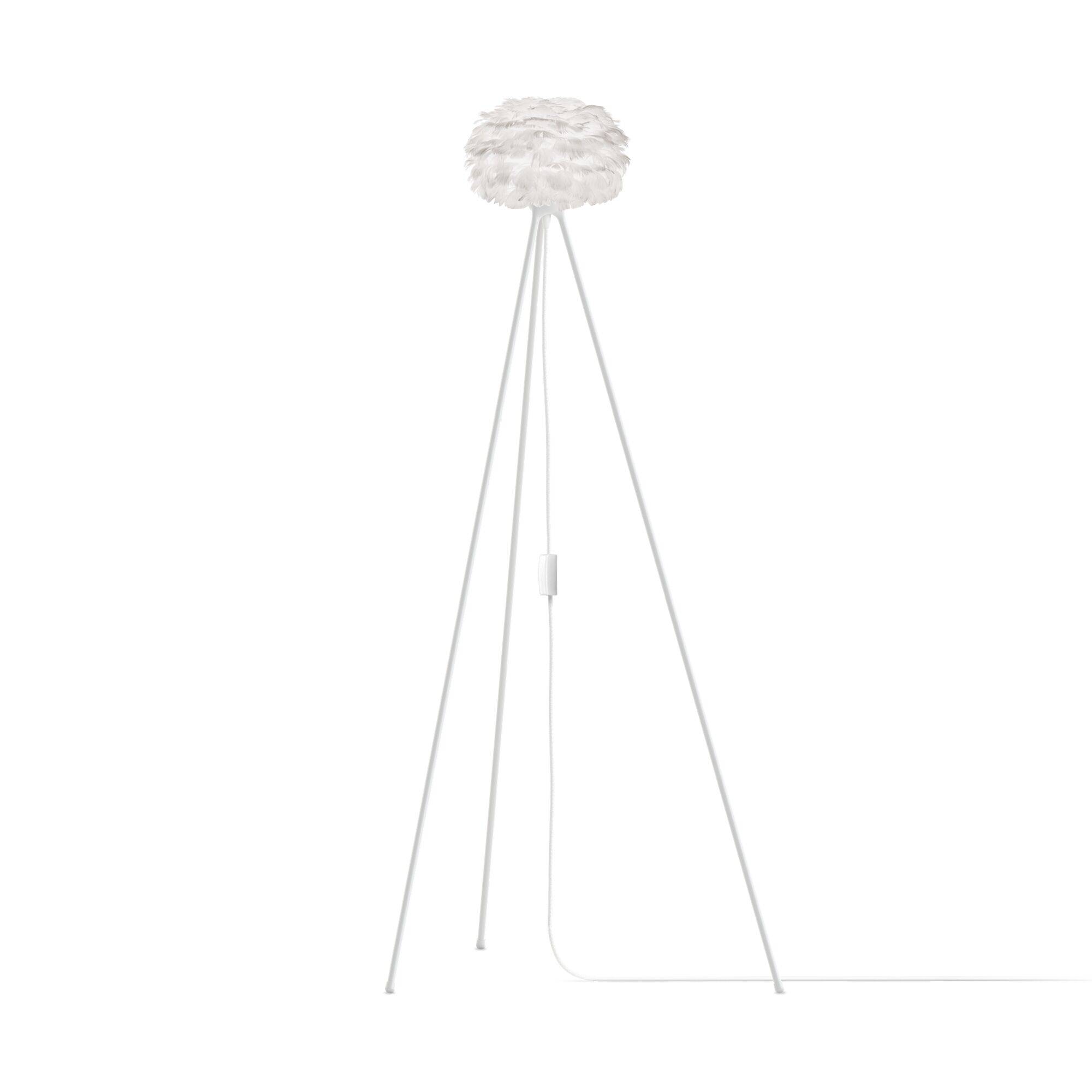 Eos Tripod Gulvlampe Mikro Hvid med Ben I Hvid.
