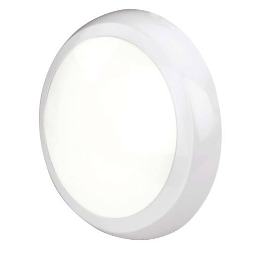 4lite Kudo plafond med nødlys & sensor, hvid