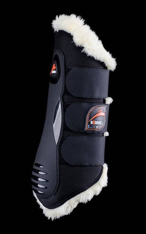 eQuick EKUR LUXURY Fluffy Rear - XL / Sort