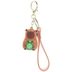 Capybara Nøglering Sød Nøglering Vedhæng Nøglering Dekorativ Nøglering Pung Nøglering Billede 2