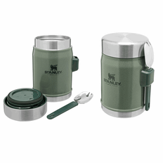Stanley Legendary Food Jar + Spork 0,4 liter - Hammertone Green
