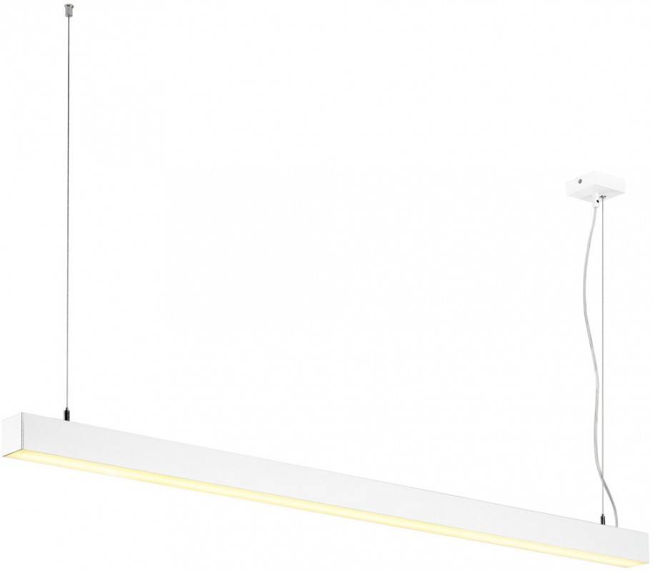 SLV Q-LINE DALI SINGLE LED, Pendelleuchte, dimmbar, 1500mm, weiss - Pendelleuchten