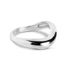 Enamel Ring Agnete Small Silver - Silver / 57