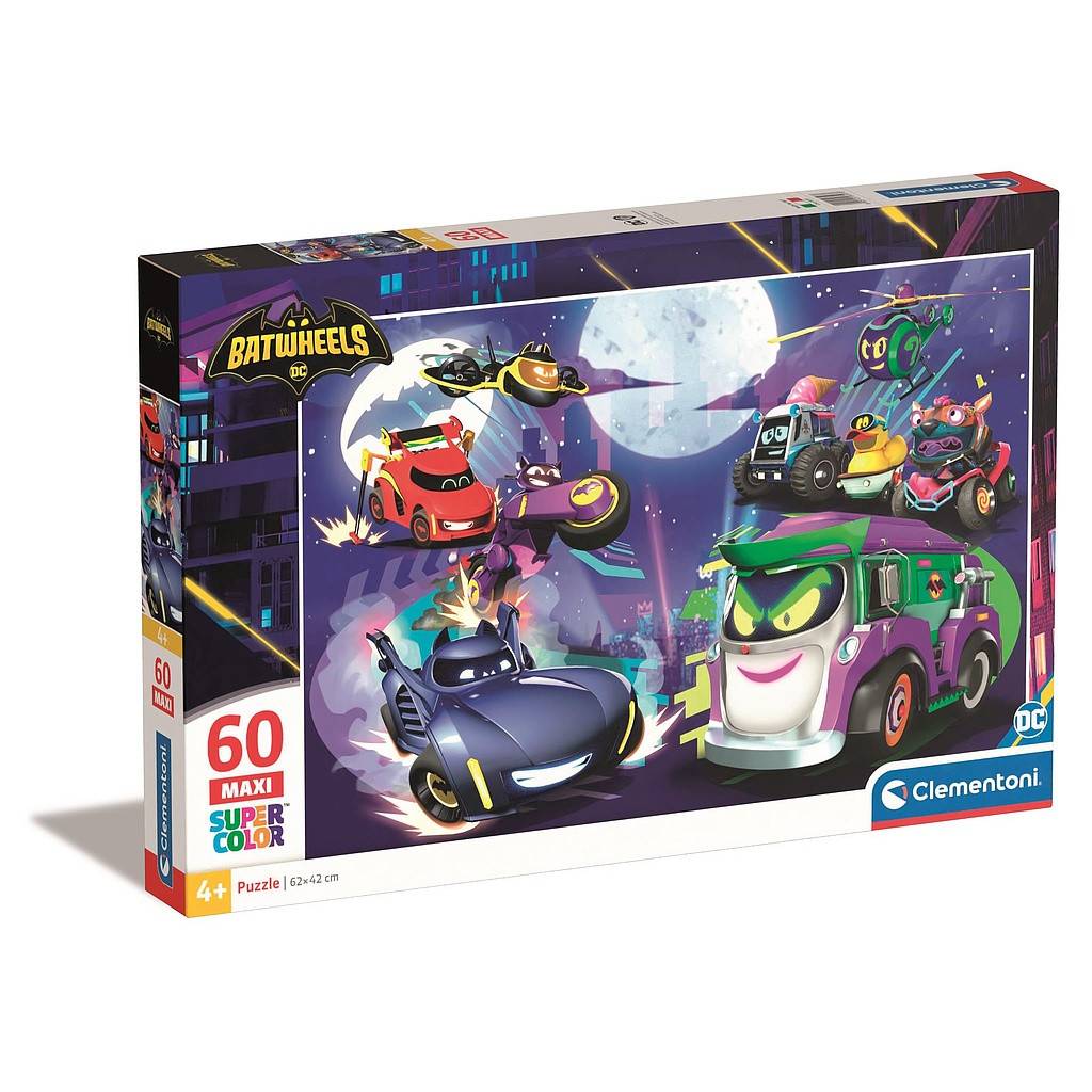 Batman Batwheels 60-bitars maxi-pussel Clementoni