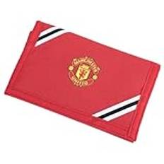 FOCO officiellt licensierad fotboll Manchester United FC Core Stripe plånbok, Manchester United Fc, 12 cm x 8 cm, Avslappnad