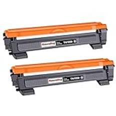 HenceBuy TN 1050 TN1050 toner ompatible för Brother TN-1050 tonerkassett svart för MFC-1910W DCP-1612W DCP-1610W DCP-1510 MFC-1810 HL-1110 HL-1210W DCP-1512 HL-12 12W HL-1112 (svart, 2-pack)