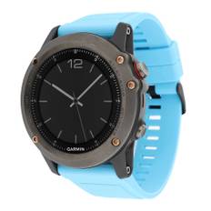 Garmin Fenix 3 / 3 HR / 5X silicone watch band - Baby Blue