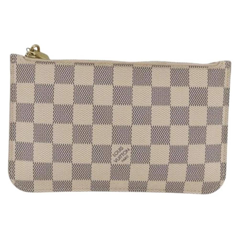 Louis Vuitton Vintage Pre-owned Neverfull Pochette - Vintage - Dame - Hvid - ONE SIZE - Læder