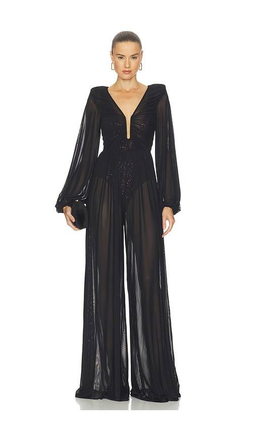 Zhivago JUMPSUIT HE LOVED HER in Black. Größe 10. Also in 4, 6, 8.