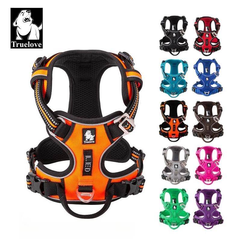 Truelove Pet West Reflekterande Lätt Nylon Vaddering Hundsele Träningsskyddskläder För Liten Medelstor Stor Hundsele blå