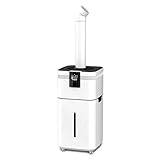 Luftfuktare för sovrum, 30L industriella luftfuktare med stor kapacitet, 3000ml/h Cool Mist Top Fill Luftfuktare 360° munstycken 4