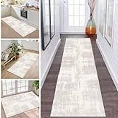 ZDYHMrj Löpare, matta, lång hall, halkfri, tvättbar, kök, korridor, Gångmatta, beigegrå, 70 x 200 cm, hallmatta, mattor, vardagsrum, barnrum, matsal, justerbar köksmatta, metervara