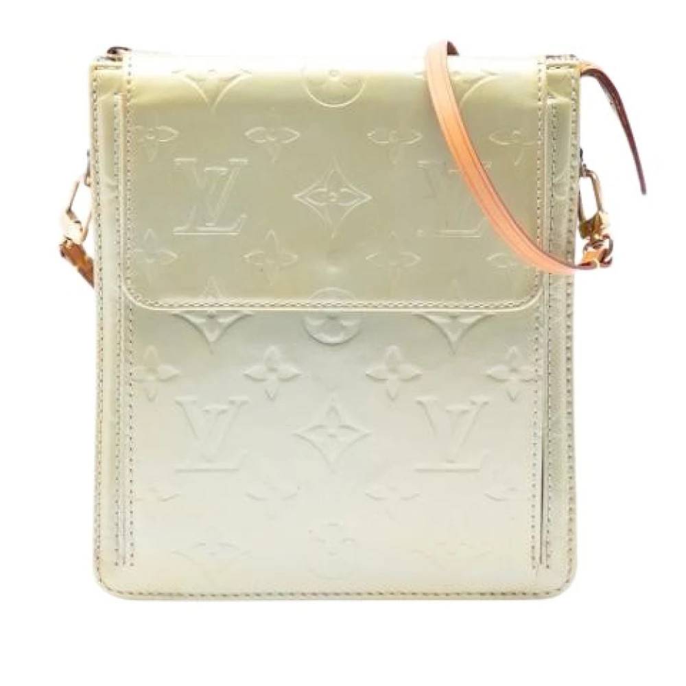 Louis Vuitton Vintage Pre-owned Pochette Mott - Vintage - Dame - Beige - ONE SIZE - Læder