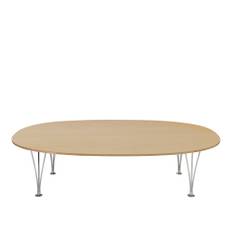 Bruno Mathsson - Mi 313 Supercirkel - Ask - Höjd: 63 cm - Sofaborde - Bruno Mathsson - Træ farvet - Metal/Træ