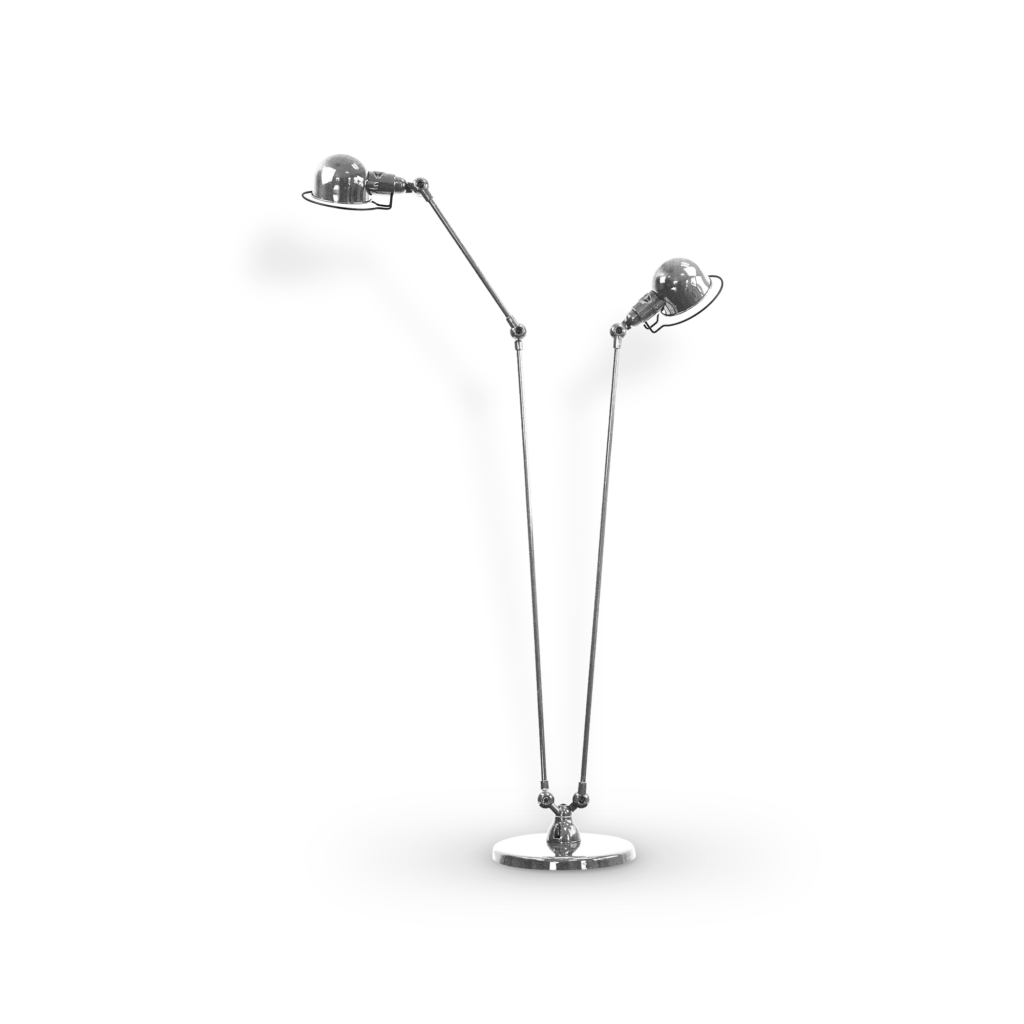 Signal SI8380 gulvlampe fra Jieldé - Chrome / Blank