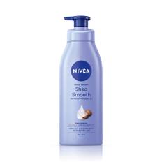 NIVEA Shea Smooth 400ml Body Lotion For Men & Women | 48H Moisturization | Non-Greasy Velvet Skin | Deep Hydration Serum
