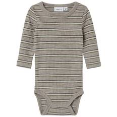 Name It Body l/æ - Uld - Rib - NbmWomi - Satellite/STRIPES - Name It - 62 - Body L/Æ